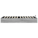 Letto ottomano Sonoma grigia 80,5 x 200 cm Legno ingegnerizzato