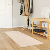 Runner Tappeto MARSA Crema 50 x 150 cm Poliestere e PVC