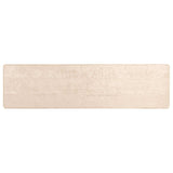 Runner Tappeto MARSA Crema 80 x 350 cm Poliestere e PVC