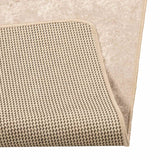Runner Tappeto MARSA Crema 100 x 150 cm Poliestere e PVC