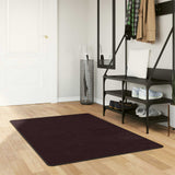 Runner Tappeto MARSA Antracite 100 x 200 cm Poliestere e PVC