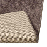 Runner Tappeto MARSA Grigio 50 x 450 cm Poliestere e PVC