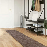 Runner Tappeto MARSA Grigio 50 x 450 cm Poliestere e PVC