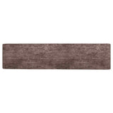 Runner Tappeto MARSA Grigio 50 x 450 cm Poliestere e PVC