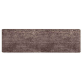Runner Tappeto MARSA Grigio 80 x 350 cm Poliestere e PVC