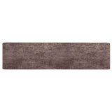 Runner Tappeto MARSA Grigio 100 x 450 cm Poliestere e PVC