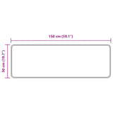 Runner Tappeto MARSA Multicolore 50 x 150 cm Poliestere e PVC