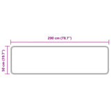 Runner Tappeto MARSA Multicolore 50 x 200 cm Poliestere e PVC