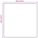 Runner Tappeto MARSA Multicolore 100 x 100 cm Poliestere e PVC