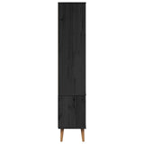 Armadio in Vetro MOLDE 90 x 35 x 175 cm Legno Massello di Pino