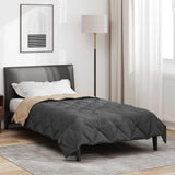 Duvet Estivo Antracite e Talpa 200 x 135 cm Microfibra