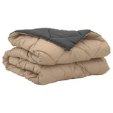 Duvet Estivo Antracite e Talpa 200 x 140 cm Microfibra
