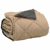 Duvet Estivo Antracite e Talpa 240 x 200 cm Microfibra