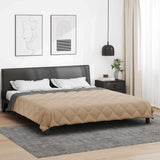 Duvet Estivo Antracite e Talpa 220 x 200 cm Microfibra