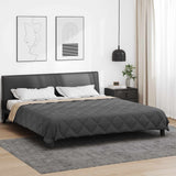 Duvet Estivo Antracite e Talpa 220 x 260 cm Microfibra