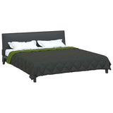 Duvet Estivo Verde e Antracite 200 x 200 cm Microfibra