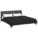 Duvet Estivo Nero 200 x 200 cm Microfibra