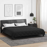 Duvet Estivo Nero 220 x 260 cm Microfibra