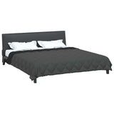 Duvet Estivo Nero e antracite 220 x 240 cm Microfibra