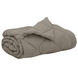 Duvet Estivo Grigio chiaro 200 x 200 cm Microfibra