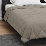 Duvet Estivo Grigio chiaro 220 x 200 cm Microfibra