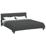 Duvet Estivo Grigio chiaro e Antracite 220 x 200 cm Microfibra