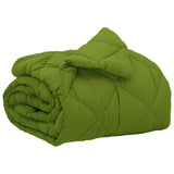 Piumone Completo Annuale Verde 155 x 220 cm Microfibra