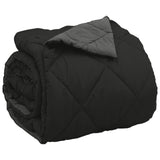 Piumone Completo Annuale Nero e antracite 200 x 200 cm