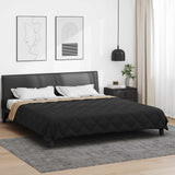 Piumone Completo Annuale Nero e Talpa 200 x 240 cm Microfibra