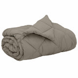 Piumone Completo Annuale Grigio chiaro 220 x 260 cm Microfibra