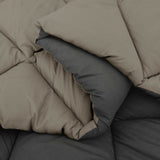 Piumone Completo Annuale Grigio chiaro e Antracite 135 x 200 cm