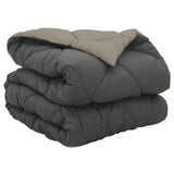 Piumone Completo Annuale Grigio chiaro e Antracite 220 x 155 cm