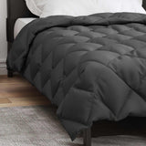 Duvet Invernale Antracite 140 x 220 cm Microfibra
