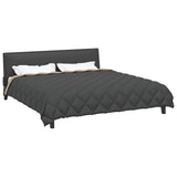 Duvet Invernale Antracite e Talpa 200 x 200 cm Microfibra