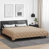 Duvet Invernale Antracite e Talpa 240 x 260 cm Microfibra
