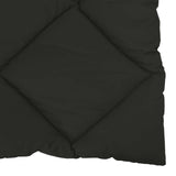 Duvet Invernale Nero 135 x 200 cm Microfibra
