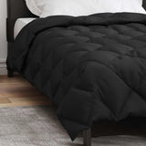 Duvet Invernale Nero 135 x 200 cm Microfibra