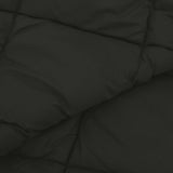 Duvet Invernale Nero 140 x 200 cm Microfibra