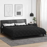 Duvet Invernale Nero 200 x 240 cm Microfibra