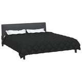 Duvet Invernale Nero 220 x 260 cm Microfibra