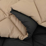 Duvet Invernale Nero e Talpa 135 x 220 cm Microfibra