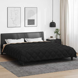 Duvet Invernale Nero e Talpa 200 x 220 cm Microfibra