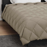 Duvet Invernale Grigio chiaro 200 x 240 cm Microfibra