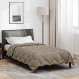 Duvet Invernale Grigio chiaro 220 x 135 cm Microfibra