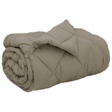 Duvet Invernale Grigio chiaro 220 x 135 cm Microfibra
