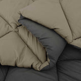 Duvet Invernale Grigio chiaro e Antracite 140 x 220 cm