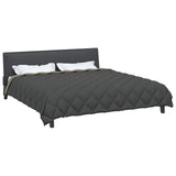 Duvet Invernale Grigio chiaro e Antracite 200 x 220 cm