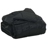 Duvet Estivo Nero 135 x 220 cm Satin e Micropile