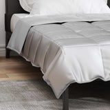 Piumone Completo Annuale Argento 135 x 200 cm Satin e Micropile