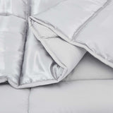 Piumone Completo Annuale Argento 200 x 220 cm Satin e Micropile
